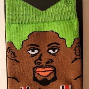 Stance HW Classics NBA Legend Dennis Rodman Combed Cotton Socks Fit 9-12